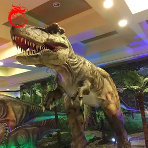 20223 Parque Temático Jurássico Dinossauro Animatronic T rex Realista