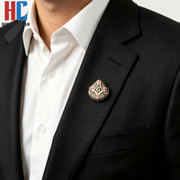 Insignia Masónica de Hoja de Arce Canadiense, Chapada en Oro, Moderna, Personalizada de Fábrica con 20 Años de Experiencia, para el Símbolo G