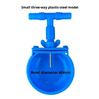 Vente en gros Nouvelle Abreuvoir automatique en acier inoxydable et plastique pour lapins, gamelle d'eau pour cage, bol à boire pour hamsters