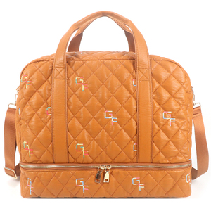 Bolsa de Viaje de Gran Capacidad con Logotipo Personalizado, Acolchada, de Algodón, con Compartimento Separado para Zapatos, Correa de Hombro Desmontable - Product Image 1