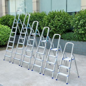 Thang gấp nhôm gia dụng có tay vịn, in logo tùy chỉnh - Product Image 5