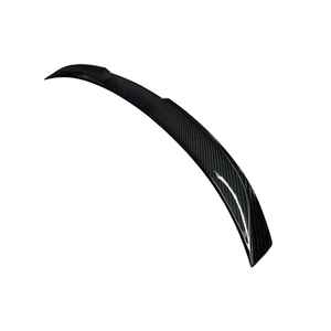 Aileron arrière en fibre de carbone de type bec de canard avec tissage 2x2 100% fibre de carbone véritable pour BMW G82 M4 2020-2025 uniquement par JPMCarbon - Product Image 1
