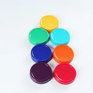 Wholesale Colorful Plastic Mason Jar Lids 70 86 Mm Regular/Wide Mouth Food-Grade PP Lid For Canning Jars