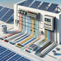 Câble de câblage solaire photovoltaïque Quanlin en PVC, cuivre étamé, 600V, pour connecteurs, câble multiconducteur de 300mm, contrôleur de charge