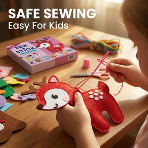Diy Plush Cushion Kit For Kids <b>Tiger</b> Cupcake Hedgehog Craft 19x30.5x8cm Educational <b>Toy</b> Shantou Made - Product Image 3
