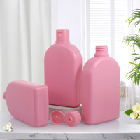 Bouteille étanche carrée en plastique HDPE de 300ml pour liquide de lessive Protection privée pour sous-vêtements Emballage de savon liquide 1L Shampooing