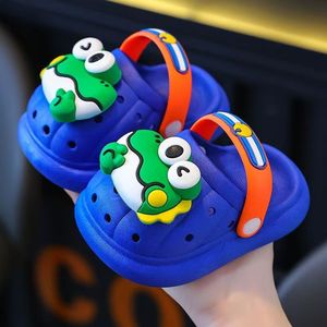Chaussures d'Intérieur d'Été pour Garçon et Fille, Pantoufles de Maison pour Enfants, Semelle Souple Antidérapante, Adorables Chaussures Ajourées Style Dessin Animé pour Bébé - Product Image 2
