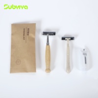 Kit de brosses à dents biodégradables écologiques pour hôtel, emballage en papier kraft, articles de toilette jetables pour hôtels, resorts, spas