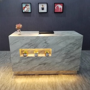 Chất Lượng Cao Bằng Đá Cẩm Thạch Tiếp Tân Quầy Bàn Miễn Phí Biểu Tượng Tùy Chỉnh Tiền Mặt Truy Cập Thiết Kế Cho Cửa Hàng Quần Áo - Product Image 1