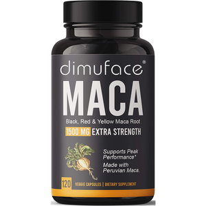 Capsule de Maca noire, rouge et <span class=keywords><strong>jaune</strong></span>, racine de Maca, complément alimentaire à base de plantes pour adultes, soutient les performances de pointe, stimule l'énergie et l'endurance, 120 comprimés - Product Image 2
