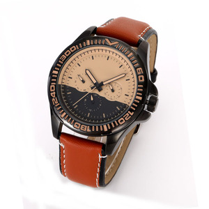 <span class=keywords><strong>Best</strong></span> Brand Herren Ledergürtel Armbanduhren Einfaches antikes Design Hochwertiges teures Geschenkset Original Zifferblatt Fenster Kristall - Product Image 5