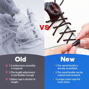 Wukong automatique sans lacets sans attaches boucle lacets de course corde épaisse baskets paresseux lacet chaussures accessoires - Product Image 2