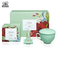 Boîtes cadeaux personnalisées de luxe en carton rigide avec couvercle à rabat magnétique pour tasses à thé et soucoupes