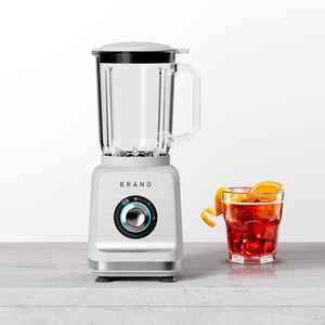 Mixeur à smoothie avec pichet en verre 1,5 L, moteur 800 W, 4 lames, 2 vitesses, appareil à milkshake rétro pour comptoir de cuisine - Product Image 2