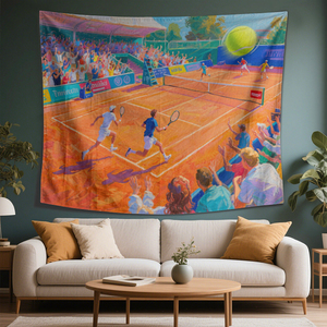 Vente en gros Tenture murale <span class=keywords><strong>Tapisserie</strong></span> personnalisée Affiche Taille Noir Décor Jeter Sequin Décoré Tissu Imprimé Décoration murale <span class=keywords><strong>Tapisserie</strong></span> - Product Image 3