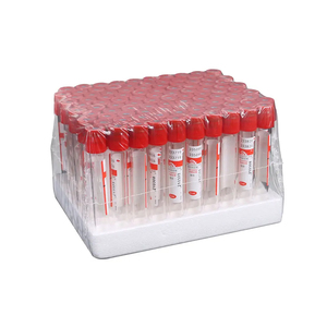 Penjualan Panas Tabung Tes Pengambilan Darah Hewan 5ml Bahan PP Tutup Merah Tanpa Bahan Tambahan CE - Product Image 6