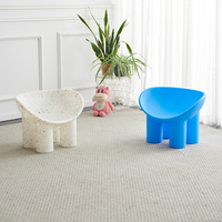 ModHomi Nouvelle chaise seau écologique pour enfants tabouret en plastique PE chaises confettis en forme de jambe d'éléphant