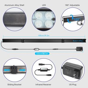Barra de Luces LED para Escenario, 60W, Doble Fila, 108 LEDs, Control Remoto/App, Multicolor, Clasificación IP33, para Uso en Clubes - Product Image 6