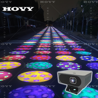 Système de jeu interactif de projection au sol Hovy Outdoor avec écran LCD haute résolution multicolore et mise au point automatique 3D intégrée
