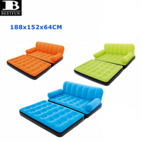 Canapé-lit gonflable multifonctionnel 5-en-1, matelas gonflable portable pour le camping en plein air, la maison et le jardin