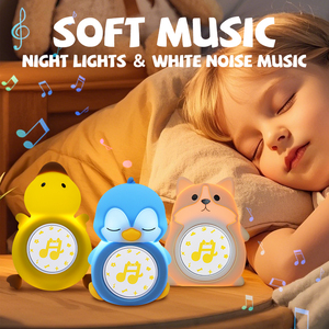 Machine à <span class=keywords><strong>bruit</strong></span> blanc et veilleuse pour l'allaitement au coucher, jouets musicaux pour enfants, aide au sommeil pour bébé, machine à <span class=keywords><strong>bruit</strong></span> blanc pour la crèche - Product Image 1