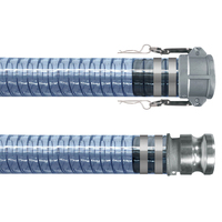 Tuyau flexible en PVC transparent avec armature en fil d'acier pour l'industrie alimentaire, tubes en plastique pour machines