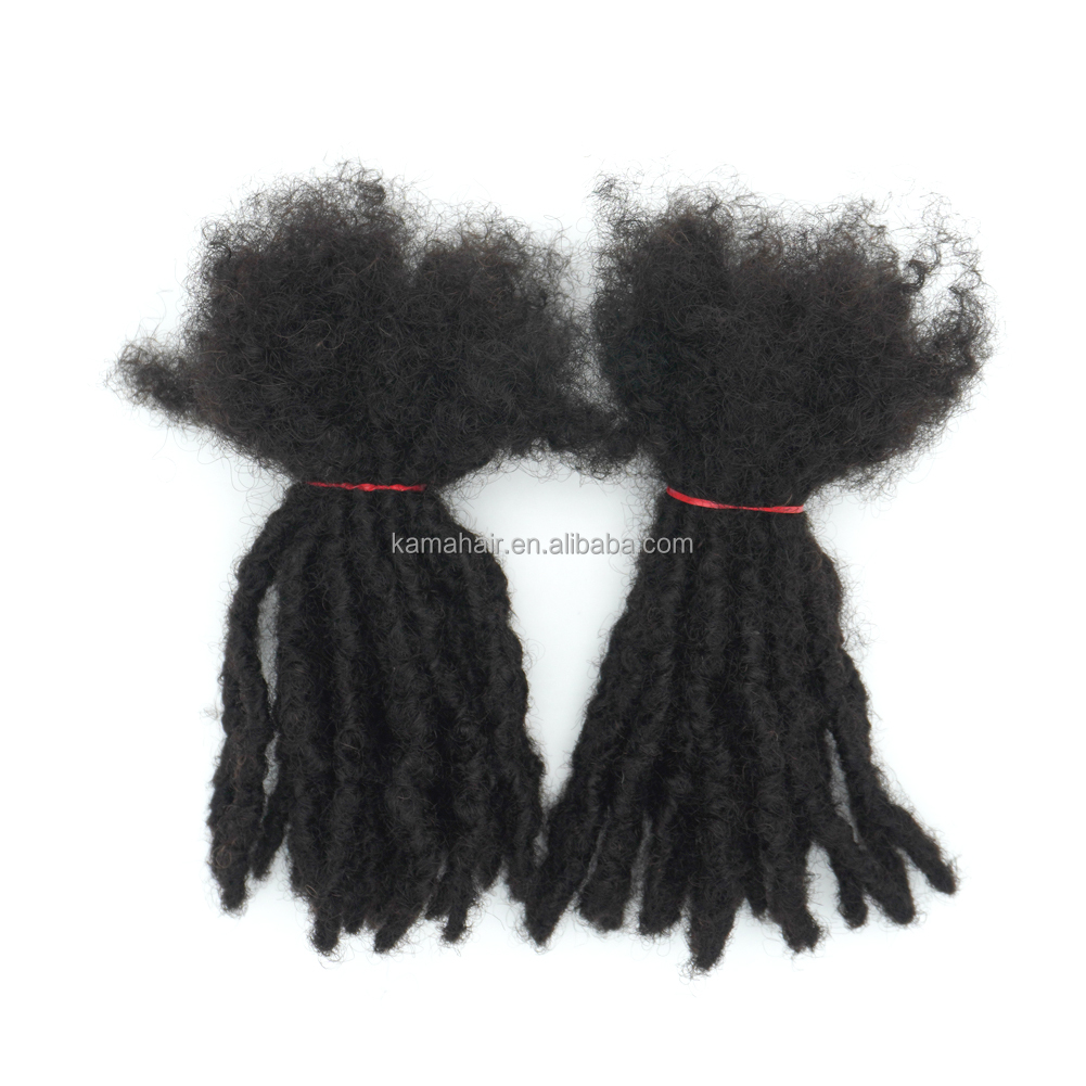 Vast Hair [KAMA Locs] Natural Remy Virgin Interlock Loc Extensions Human Hair Tight Afro Kinky Dreadlocks for Black Men/Women thumbnail 1