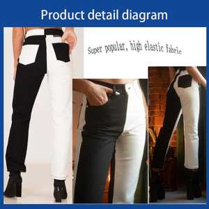 Vente en gros <span class=keywords><strong>Mum</strong></span> Jeans Pantalon en denim pour femmes Top Rise Topwaist Jeans pour femmes Amiriss - Product Image 3