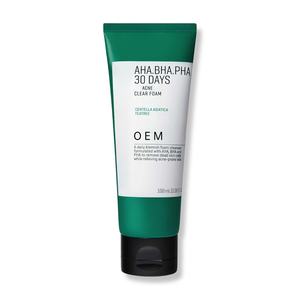 เจลล้างหน้า OEM AHA BHA PHA สำหรับผิวเป็นสิว ผสมกรดซาลิไซลิก ไนอะซินาไมด์ ควบคุมความมัน เหมาะสำหรับทุกสภาพผิว 100 มล. - Product Image 1