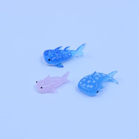 Animaux marins mixtes en verre soufflé à la main, objets décoratifs en forme de poisson dans différents styles pour la décoration de la maison et les amateurs de pêche