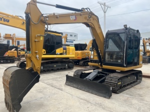 Mini-excavatrice sur chenilles Caterpillar CAT307E d'occasion, 7 tonnes, système hydraulique CLSS, faible consommation de carburant, à vendre - Product Image 2