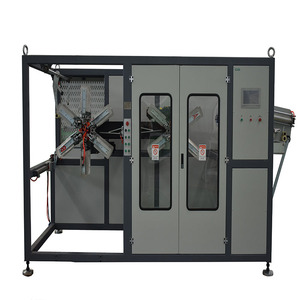 Đôi trạm nhựa <span class=keywords><strong>HDPE</strong></span> Ống cuộn Winder coiler quanh co máy với đóng đai tự động cho PE Ống - Product Image 1