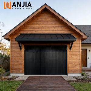 Porte de <span class=keywords><strong>garage</strong></span> sectionnelle automatique en aluminium sur mesure, isolée, anti-effraction - Product Image 2