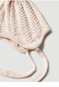 <span class=keywords><strong>Bonnet</strong></span> <span class=keywords><strong>péruvien</strong></span> pour femmes avec oreilles en tricot souple avec pompon - Product Image 6