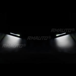 Car Front Bumper Lip Splitter <b>Diffuser</b> Lip Body Kit Spoiler <b>With</b> <b>LED</b> Day <b>Light</b> Protector for Honda Civic Si/HATCHBACK 2017-2021 - Product Image 5