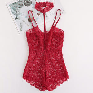 性感Xxxx视频Bdsm日本束缚套装成人Sm蕾丝女装套装女性内衣运动服连身衣 - Product Image 6