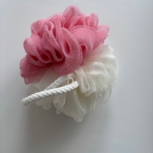 Đầy Màu sắc mềm lưới tắm bọt biển tắm bóng <span class=keywords><strong>PE</strong></span> chất liệu với treo vòng lặp cho nhẹ nhàng tẩy da chết trên khuôn mặt - Product Image 2