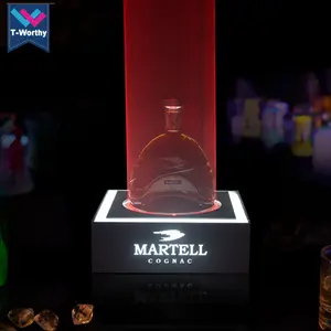 Laser Light Up Bottle Display VIP Service Bar Night Club Bottle Presenter Stand bottiglia glorificatore con Laser verde