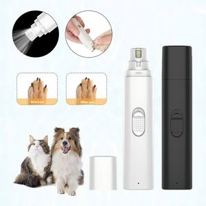 Lime à ongles électrique sans fil professionnelle pour animaux de compagnie, outil de toilettage pour pattes de chats et de chiens, petit animal, ensemble d'accessoires, lumière LED, coupe-ongles pour animaux de compagnie - Product Image 1