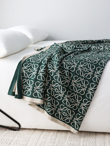 Manta de punto suave de estilo nórdico, manta cálida, cubierta decorativa para el extremo de la cama para Hotel y hogar - Product Image 6