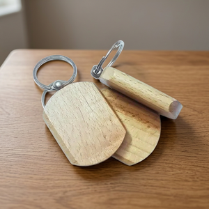 Porte-clés décapsuleur en bois personnalisé style squelette avec arrêt automatique, design léger, impression sérigraphique, en acier inoxydable - Product Image 3