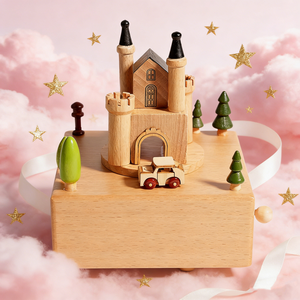 Yiyu Carrusel <span class=keywords><strong>de</strong></span> Madera Hecho a Mano, Minimalista, Moderno, Personalizado, Musical, <span class=keywords><strong>de</strong></span> 30 Segundos <span class=keywords><strong>de</strong></span> Duración, Regalo <span class=keywords><strong>de</strong></span> Cumpleaños para Niños, Decoración <span class=keywords><strong>de</strong></span> Escritorio - Product Image 3