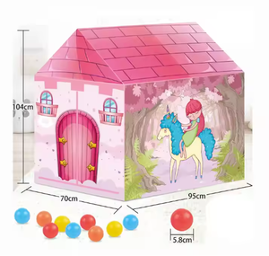 Bricolage gratuit Tente de sport d'intérieur Rangement facile Lavable Playhouse Pop-up <span class=keywords><strong>Tipi</strong></span> Doux Interaction parent-enfant Enfants Jeu en plein air Bébés - Product Image 2