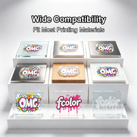 Film autocollant transparent UV DTF FCOLOR pour imprimante à plat, feuilles A et B, papier UV DTF A3 pour étiquettes PET
