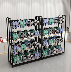 Sandal nfradto trasparent n plexglas, espostore per scarpe da