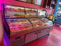 Vitrine Réfrigérée Commerciale à 3 Températures, en Acier Inoxydable Épais, Triple Compresseur, Triple Porte, Tuyauterie Entièrement en Cuivre