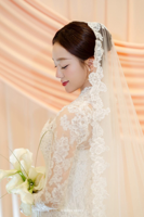 Robe de mariée Ruolai HL771, style A, manches longues, moderne, élégante, vintage, en dentelle, pour la mariée