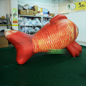 Tùy chỉnh sản xuất <span class=keywords><strong>PVC</strong></span> <span class=keywords><strong>Inflatable</strong></span> cá vàng, cá voi, cá trang trí cho sinh vật biển quảng cáo - Product Image 4