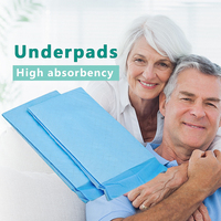Protector de Cama Desechable sin Núcleo, 5 Capas de Pulpa de Bambú, Súper Absorbente, Impermeable, 80x180 cm, para Adultos Mayores, Grado Hospitalario, Personalizable