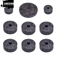 2023 Jingying Music Drum Set Parts,23PCS Set of Drum Kit Accessories Cymbal Sleeves+Wing Nuts+Felt Washers+Drum Key Wrench
